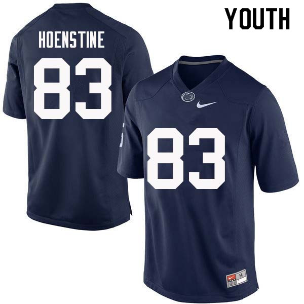NCAA Nike Youth Penn State Nittany Lions Alex Hoenstine #83 College Football Authentic Navy Stitched Jersey BAP5898NH